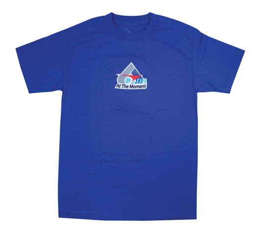 Logo-T-Shirt Blau