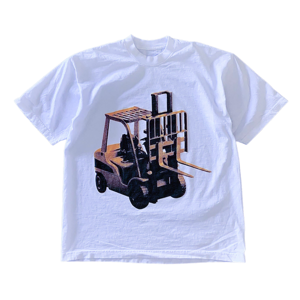 A Man Whose Fourth Grade Education At Elbert Elementary Support Forklift  Addiction T-Shirts