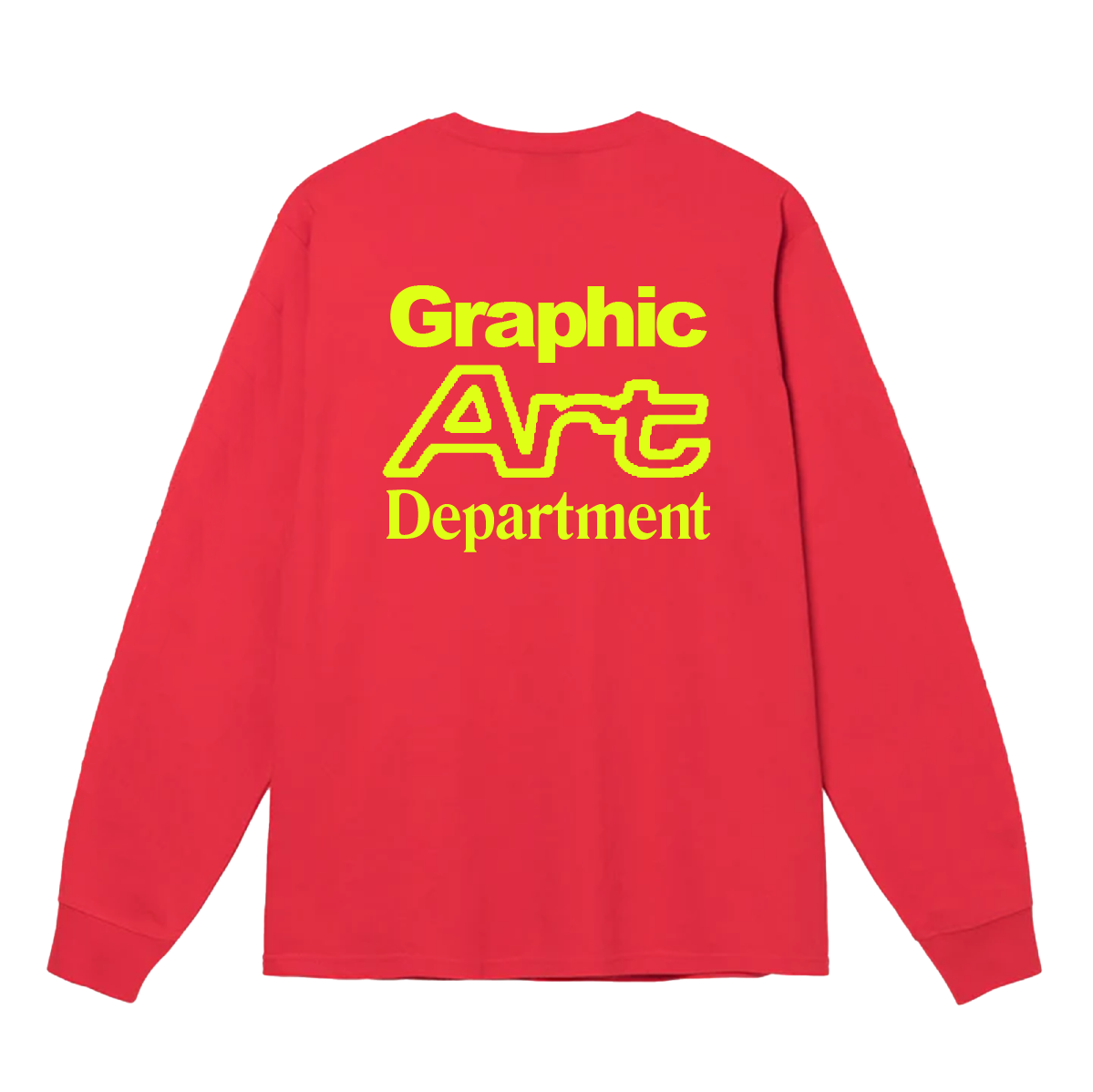 Graphic Art Department L/S Red