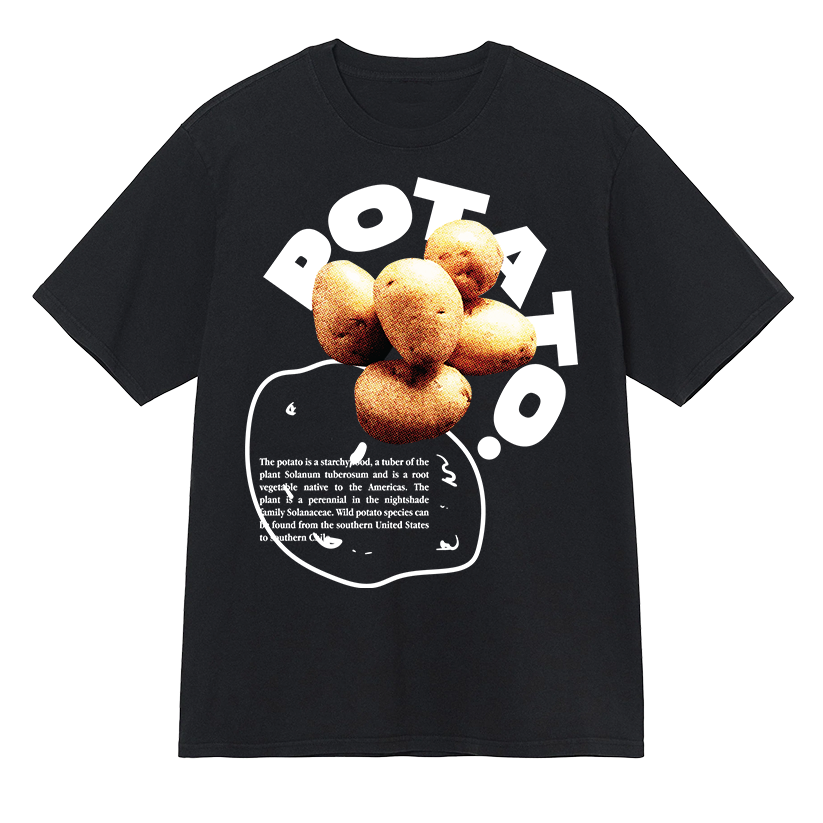 Fünf-Kartoffel-T-Shirt
