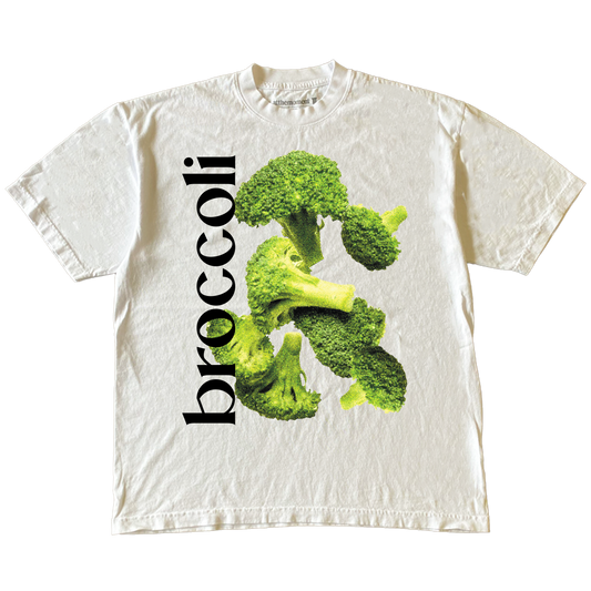 T-shirt Broccoli Raining